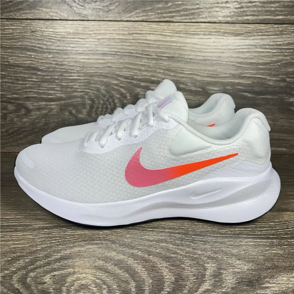 Nike shoes - Nike Revolution 7 - Revolution - White, Pink 2