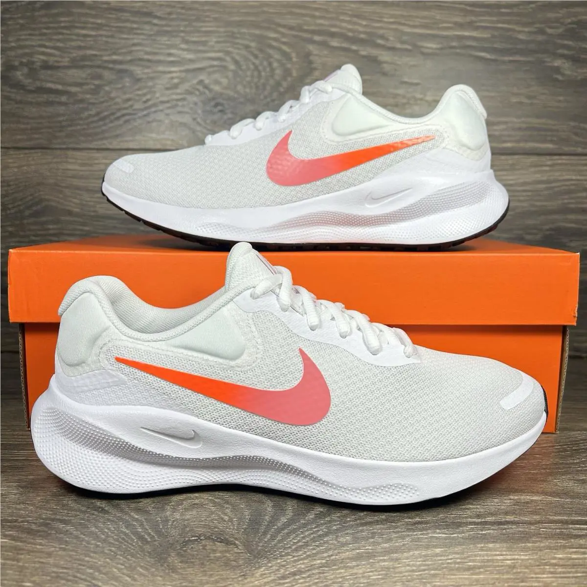 Nike shoes - Nike Revolution 7 - Revolution - White, Pink 7