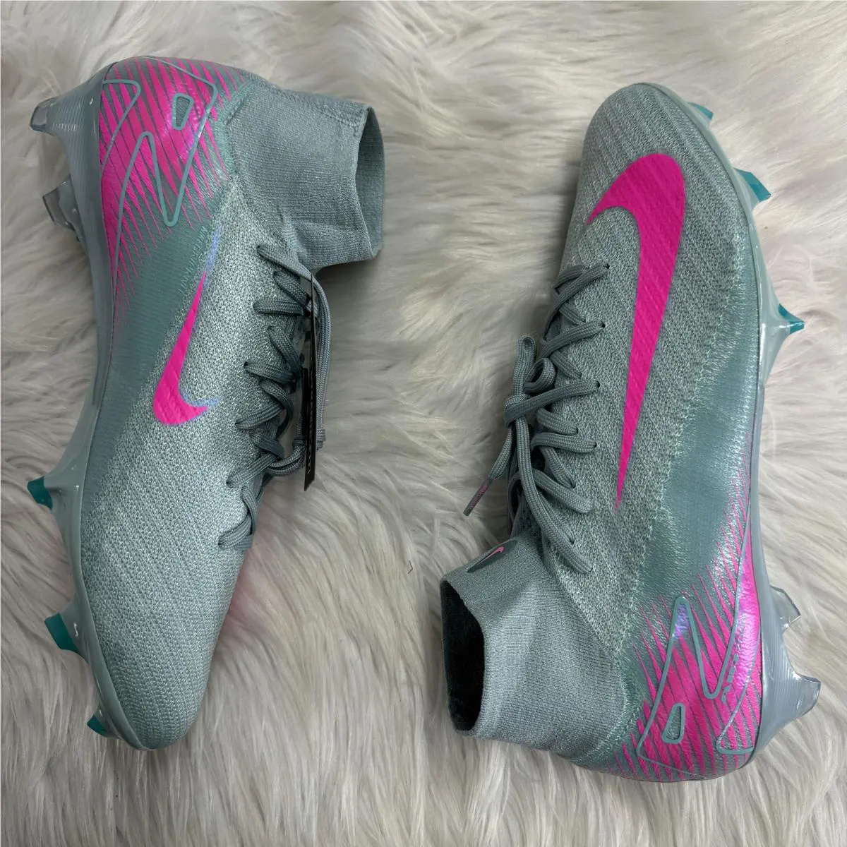Nike shoes - Zoom Mercurial Superfly 10 Elite FG Prism Pack - FQ1454-301 - Blue 1