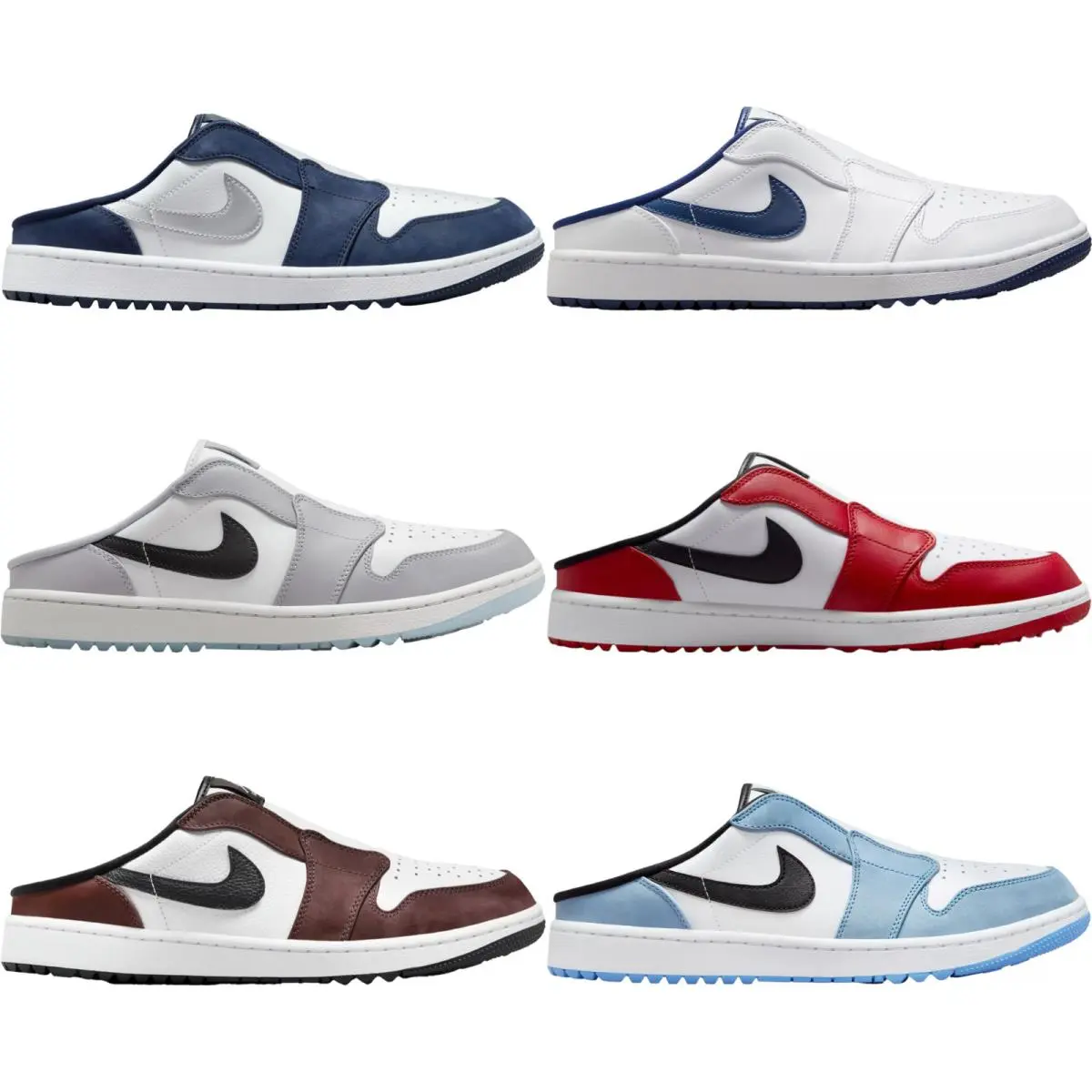 Nike Air Jordan Mule Men Golf Shoe US Sizes 7-14 Colors Athletic