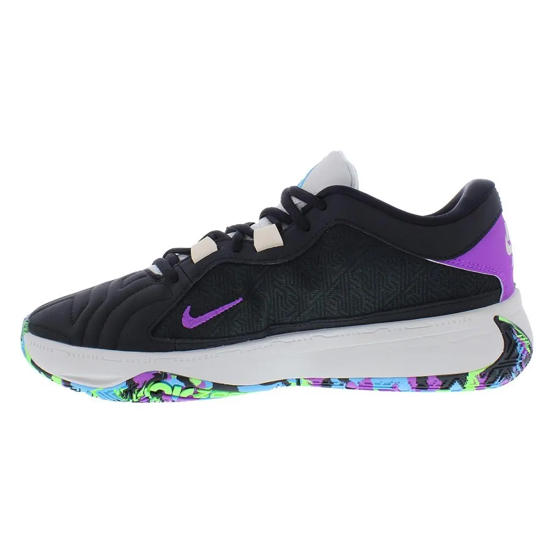 Nike shoes - Black/Purple/Neon, Main: Black 5
