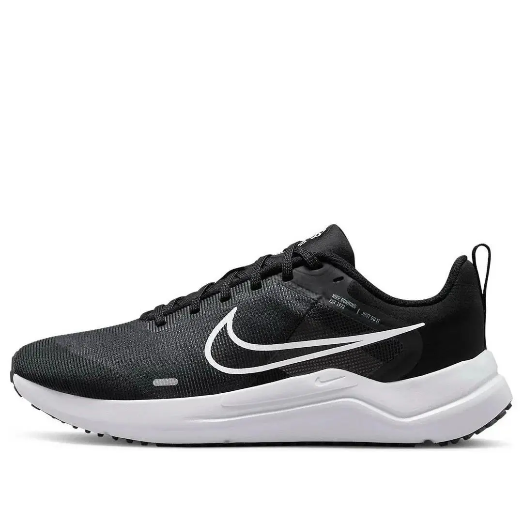 Nike shoes - Nike Downshifter 12 - Downshifter - DD9294 001 - BLACK/WHITE /SMOKE GREY 5
