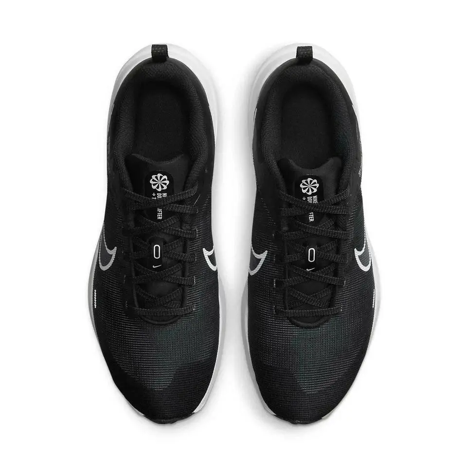 Nike shoes - Nike Downshifter 12 - Downshifter - DD9294 001 - BLACK/WHITE /SMOKE GREY 6