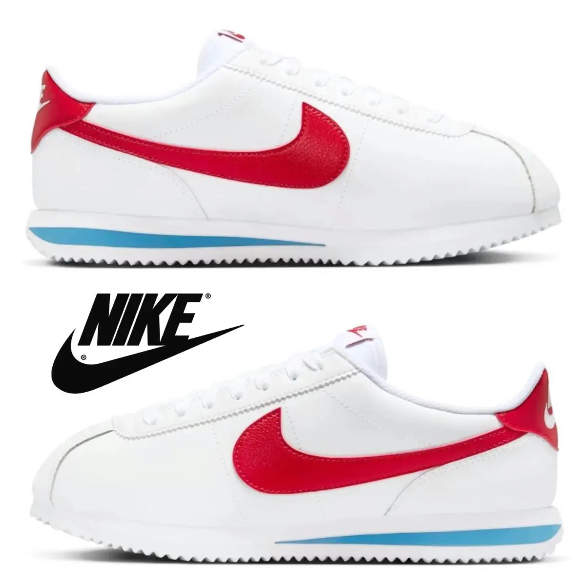 Nike shoes - Nike Cortez - Cortez - White, Manufacturer: White/Varsity Blue/Varsity Red 26
