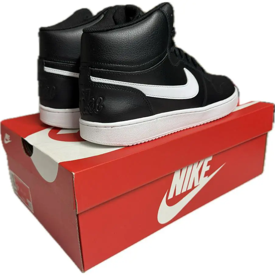 Nike shoes - Nike Ebernon Mid - Ebernon Mid - AQ1773-002 - Black/White 1