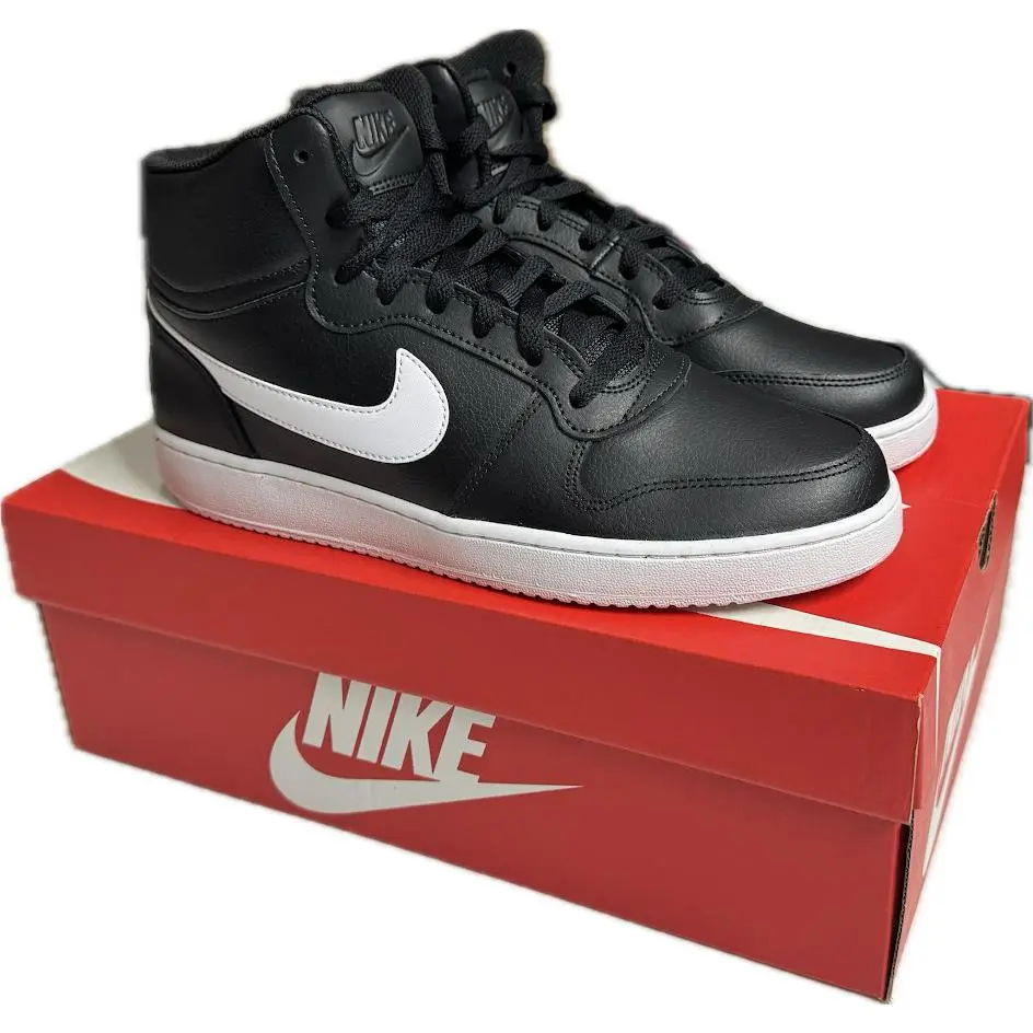 Nike shoes - Nike Ebernon Mid - Ebernon Mid - AQ1773-002 - Black/White 5