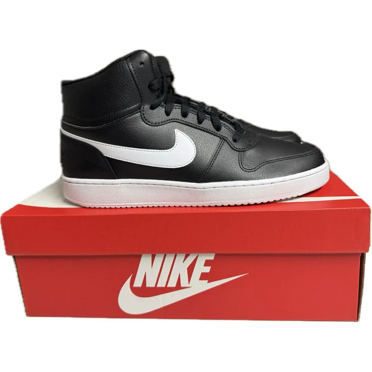 Nike shoes - Nike Ebernon Mid - Ebernon Mid - AQ1773-002 - Black/White 6