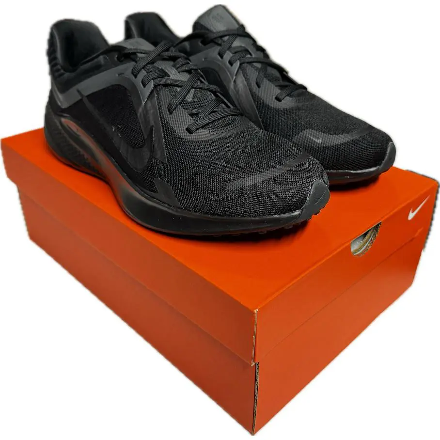 Nike Quest 5 Men`s Black Smoke Grey Sneakers DD0204-003 - Black/Dark Smoke Grey