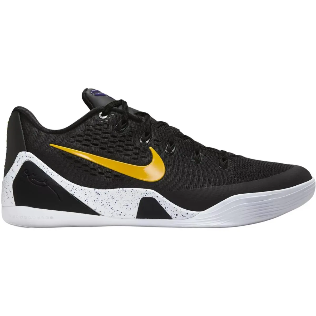 Kobe IX Elite Low EM Protro Men Basketball Shoe Size 7-14 Colors Casual Black/University Gold/White by Nike