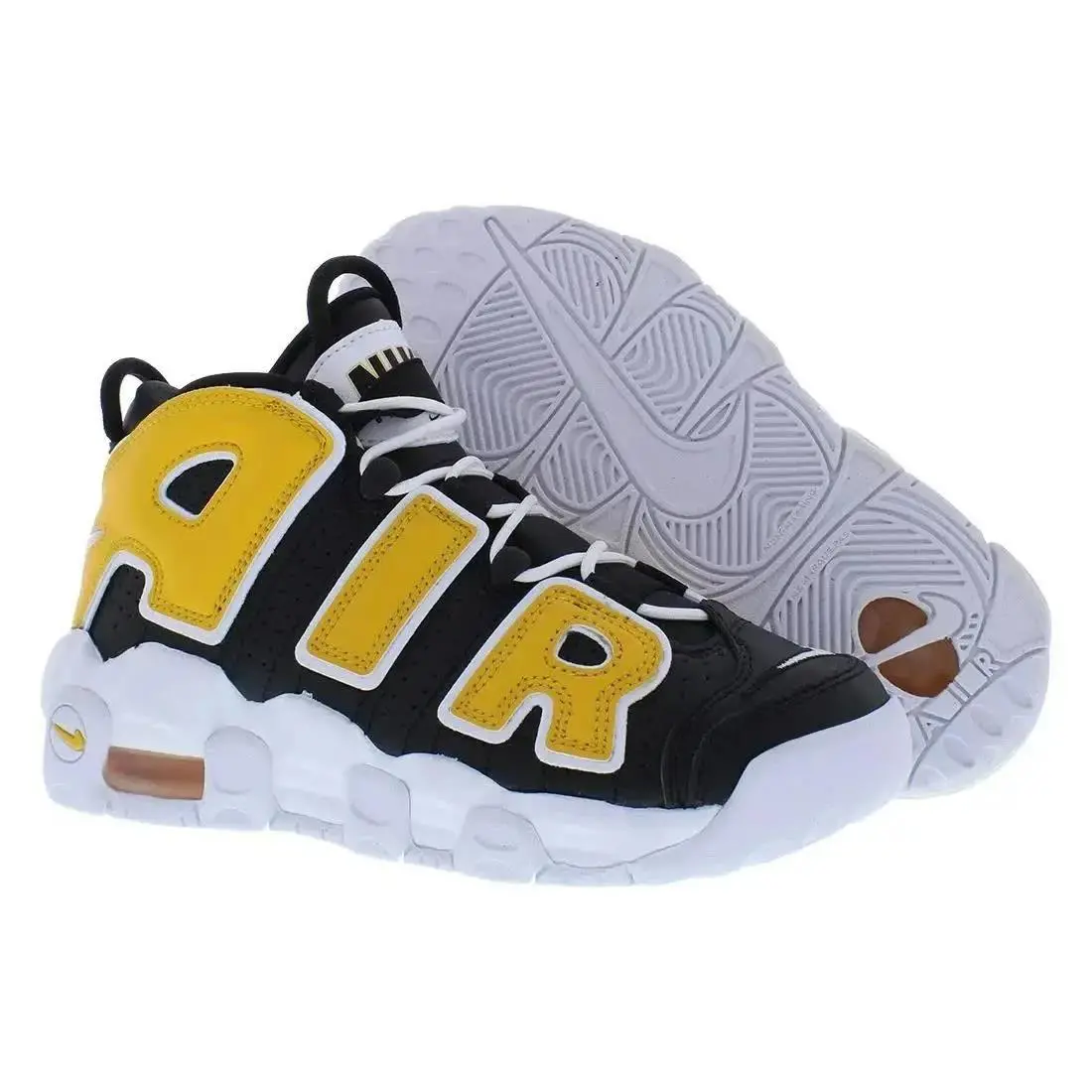 Nike shoes - Nike Air More Uptempo - Air More Uptempo - FN0261 001 - Black/Yellow 3