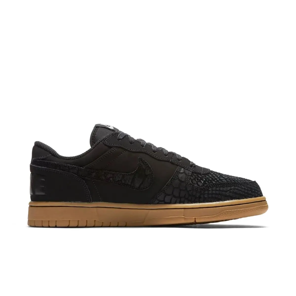 Men`s 13 Nike Big Low Shoes 854166-002 Black/black/gum Light Brown/wolf Grey