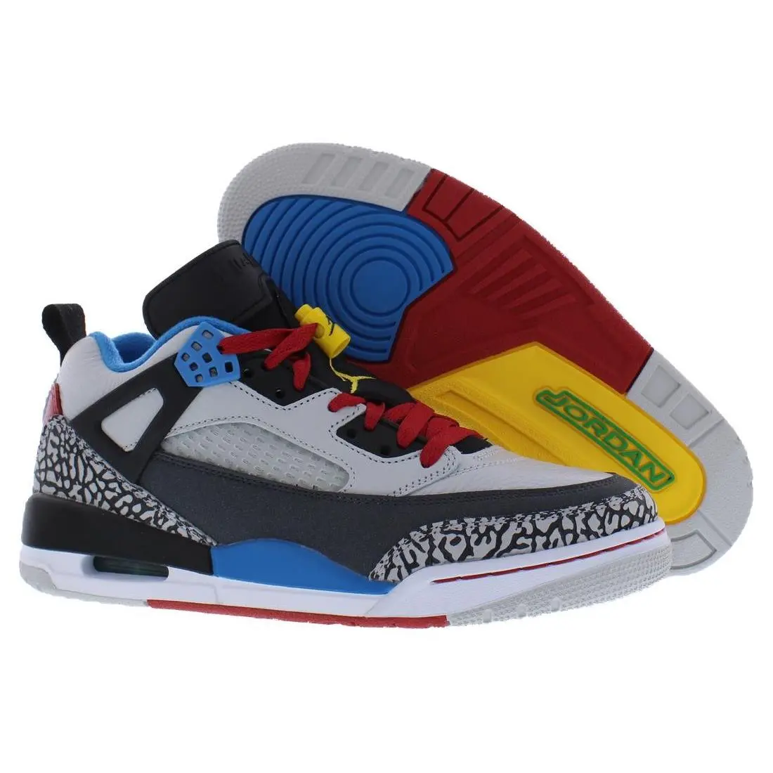 Nike Jordan Spizike Low SE Unisex Shoes - Neutral Grey/Varsity Maize, Main: Grey