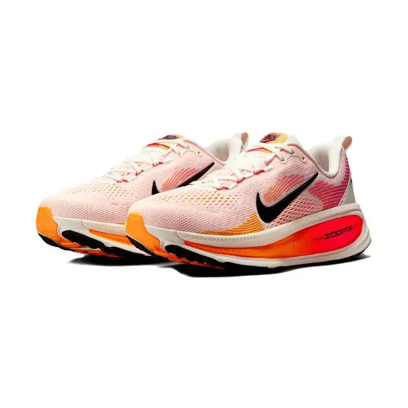 Nike Women`s Vomero 18 Sail/bright Crimson/laser Orange/black HM6804-100 - Sail/Bright Crimson/Laser Orange/Black