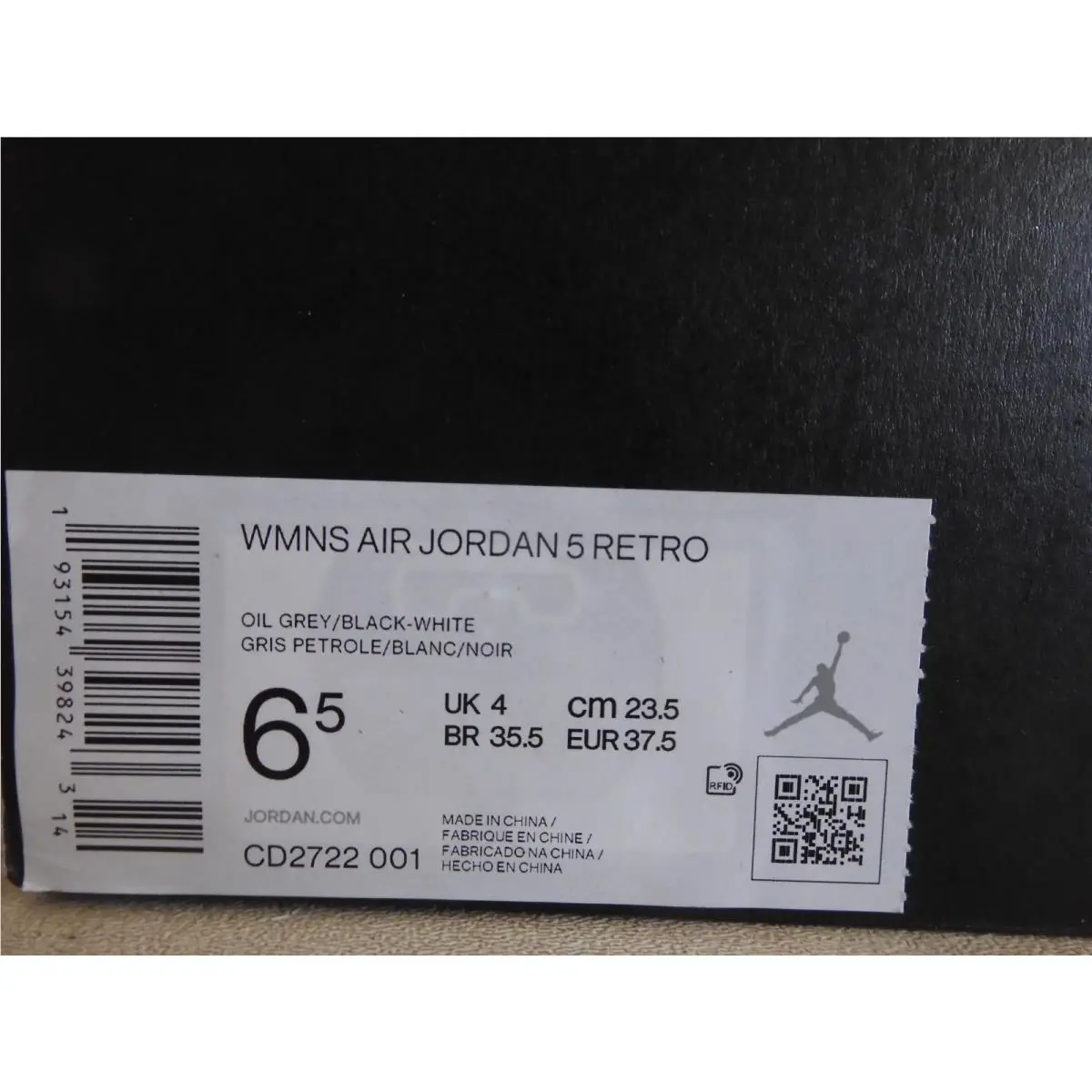 Nike shoes - Air Jordan 5 - Air - CD2722-001 - Black 22