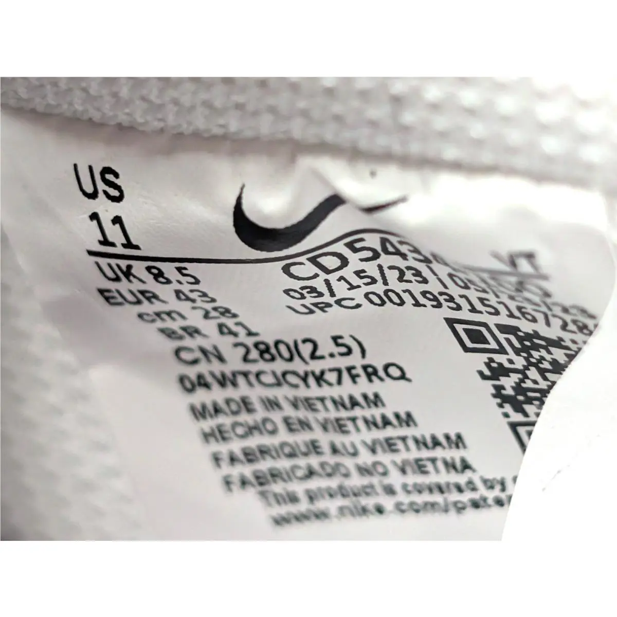 Nike shoes - Nike Court Vision Low - Court Vision Low - CD5434-100 - White 8