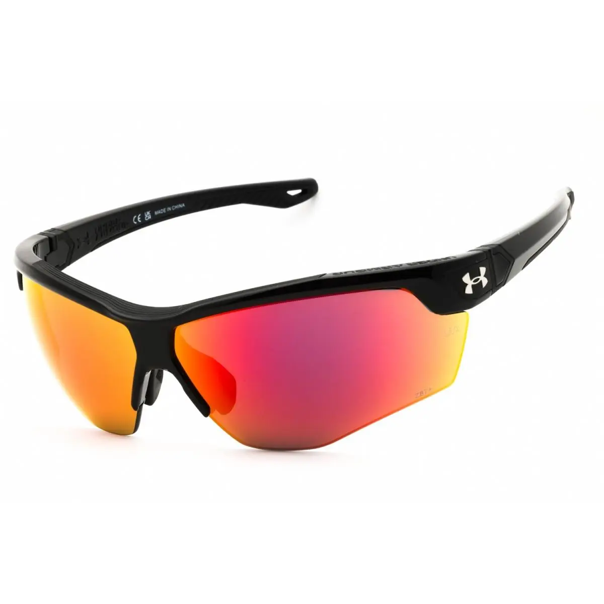 Under Armour UA Yard Dual 84J Sunglasses Palladium Black Frame Infrored - Frame: Palladium Black, Lens: Infrored
