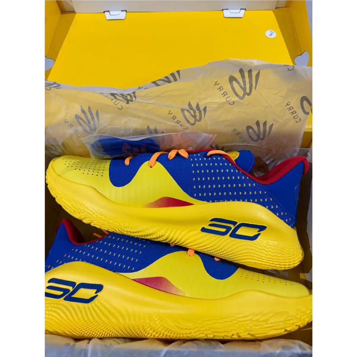 Under Armour shoes - Under Armour Curry 4 - Curry - Yellow 1