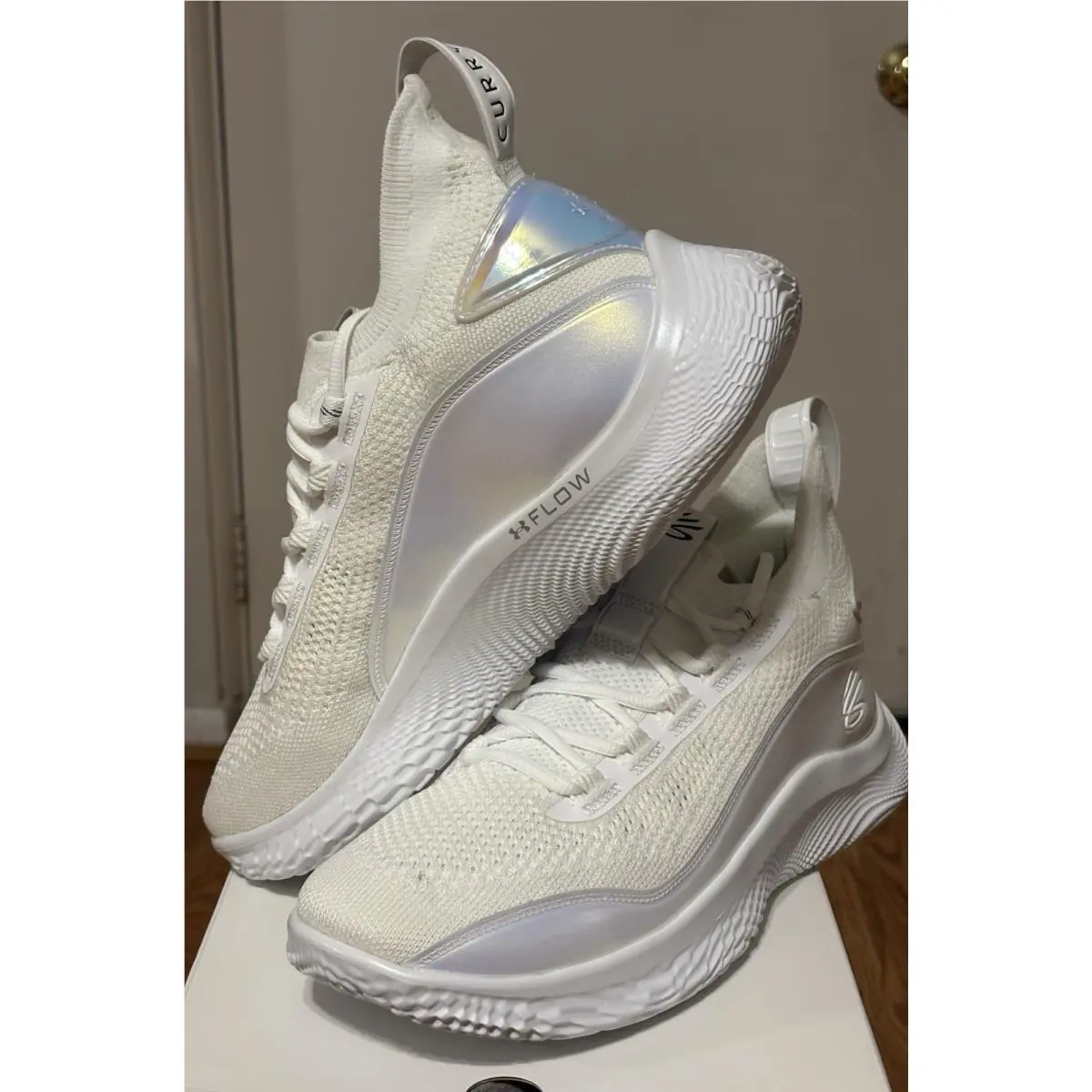 Under Armour shoes - Under Armour Curry Flow 8 - 3024422-104 - White 2