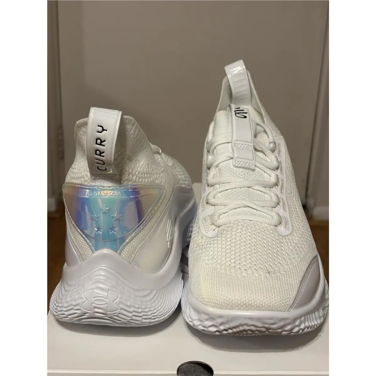 Under Armour shoes - Under Armour Curry Flow 8 - 3024422-104 - White 5