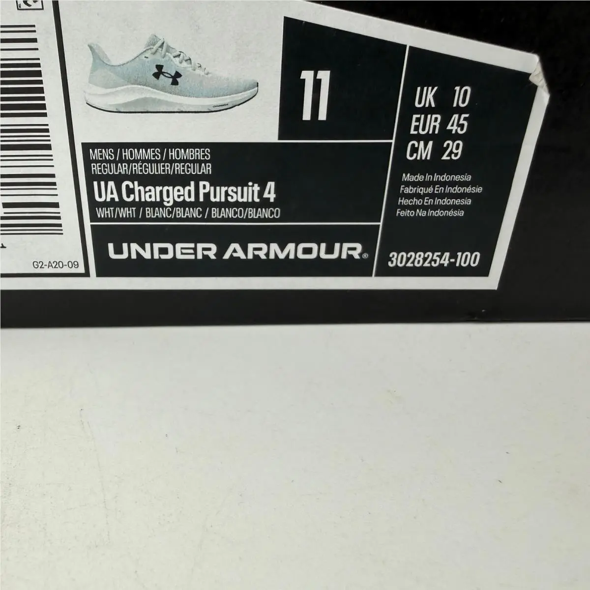 Under Armour shoes - UA Charged Pursuit 4 - Charged Pursuit - White 0