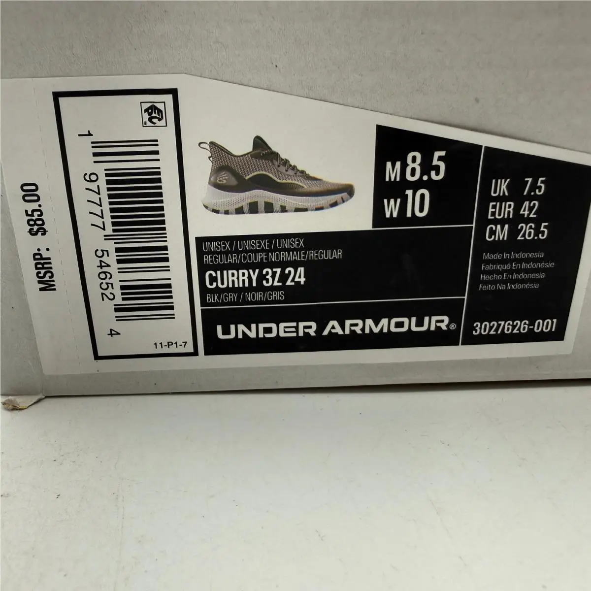 Under Armour shoes - Curry 3Z24 - Curry - Black 5
