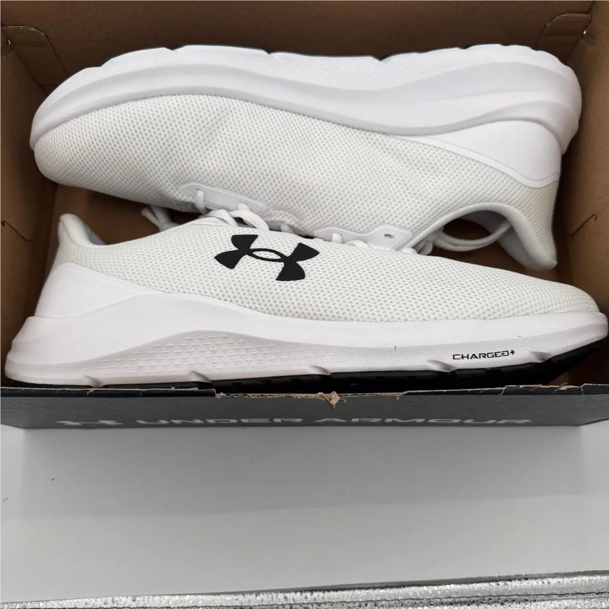 Under Armour shoes - UA Charged Pursuit 4 - Charged Pursuit - White 5