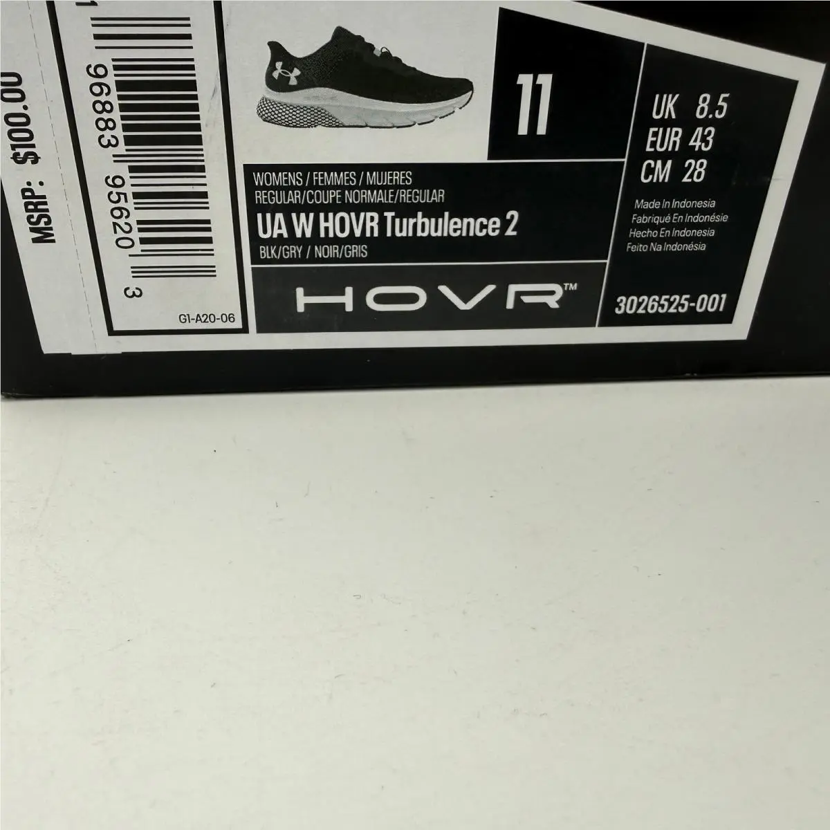 Under Armour shoes - HOVR Turbulence 2 - HOVR Turbulence - Black 0