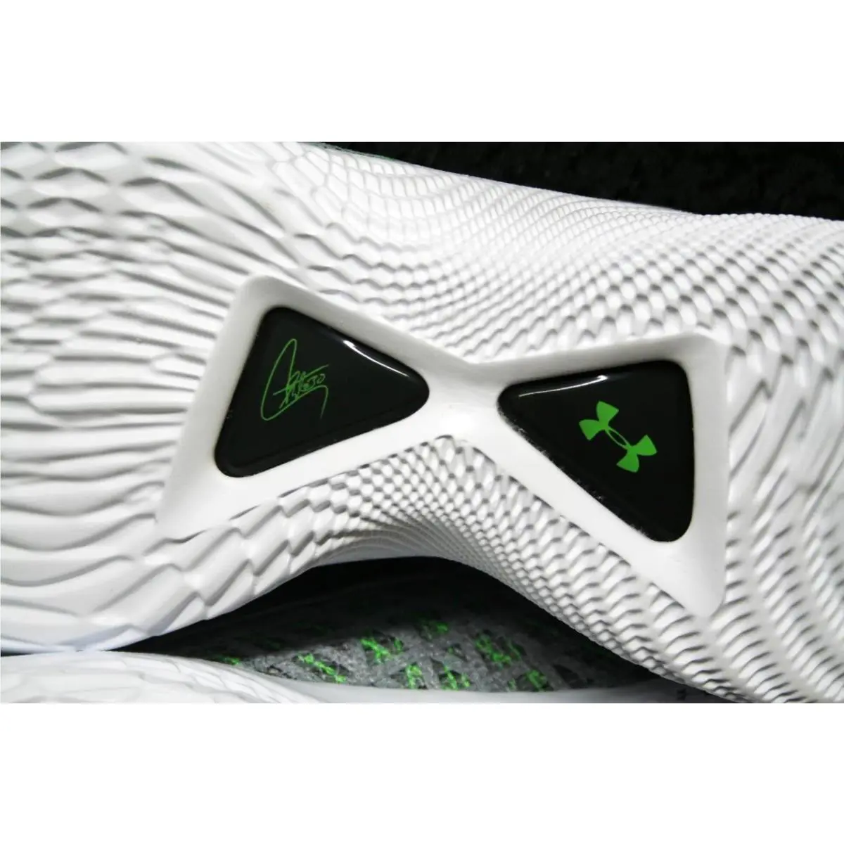Under Armour shoes - Curry 9 Trash Talk - Curry Trash Talk - 3024248-102 - Silver/Gray/Green/Black 7
