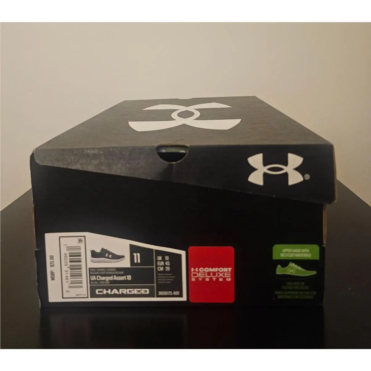 Under Armour shoes - Under Armour Charged Assert 10 - 3026175 - Black (UPC: 196883006687) 0