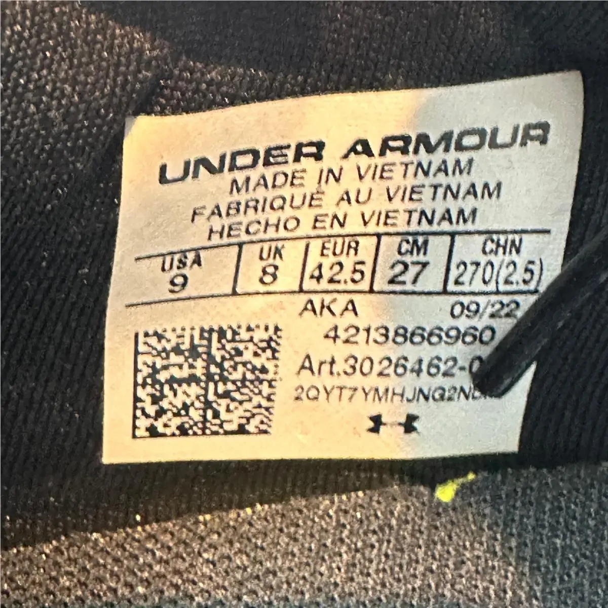Under Armour shoes - Under Armour Project Rock BSR 3 - 3026462-001 - Black 8