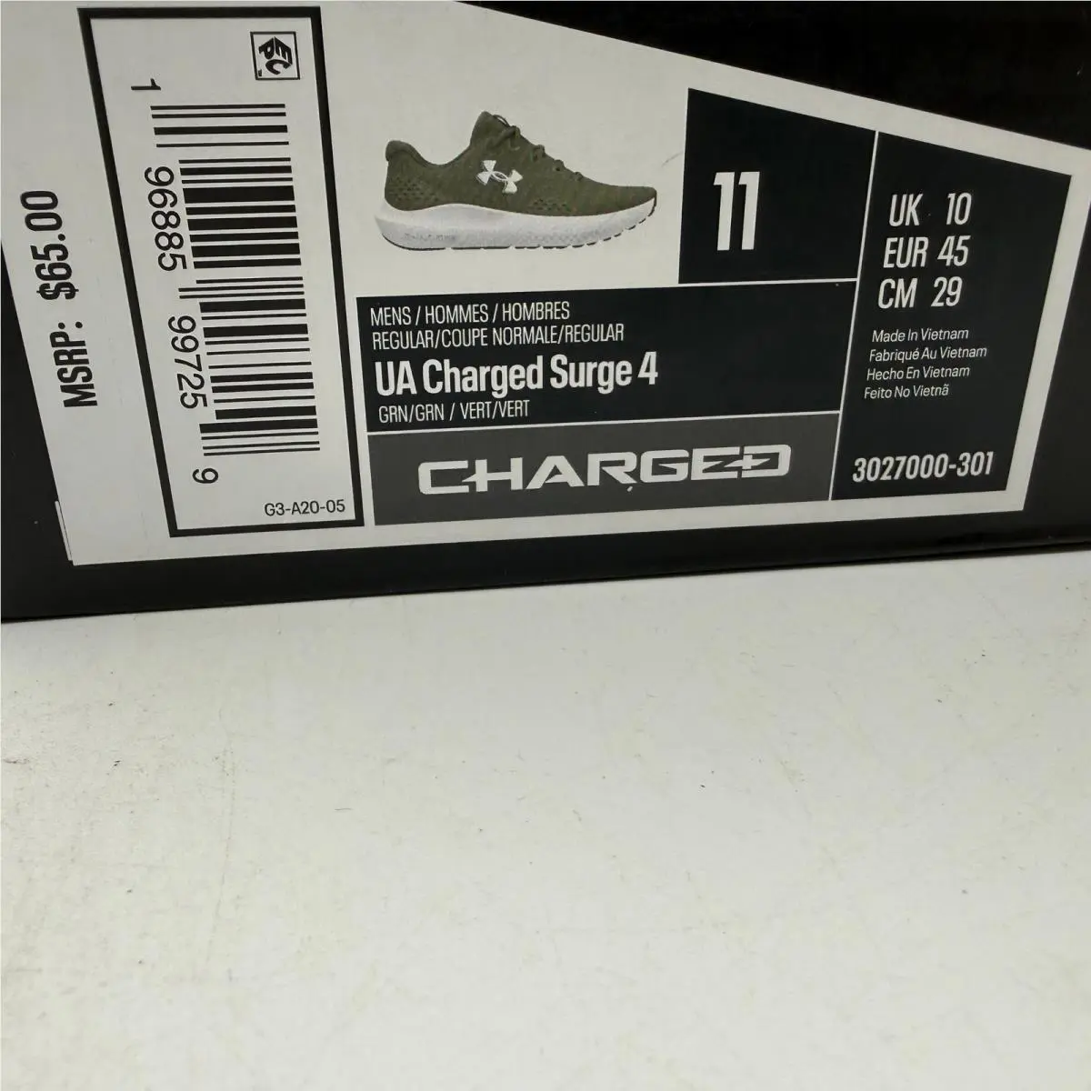 Under Armour shoes - Under Armour Charged Surge 4 - Green 0