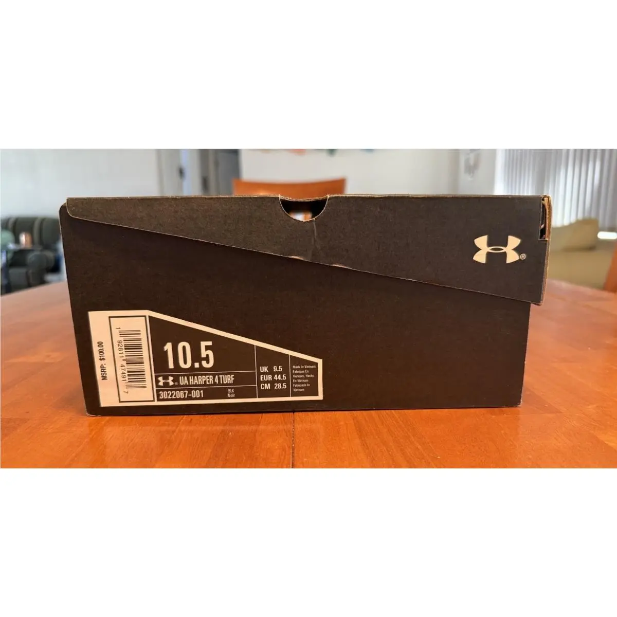Under Armour shoes - UNDER ARMOUR BRYCE HARPER 4 TURF - White/Black 12