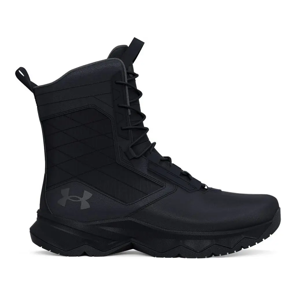 Under Armour Men`s Stellar G2 Tactical Boots - Slip Resistant Footwear - BlackPitch Gray