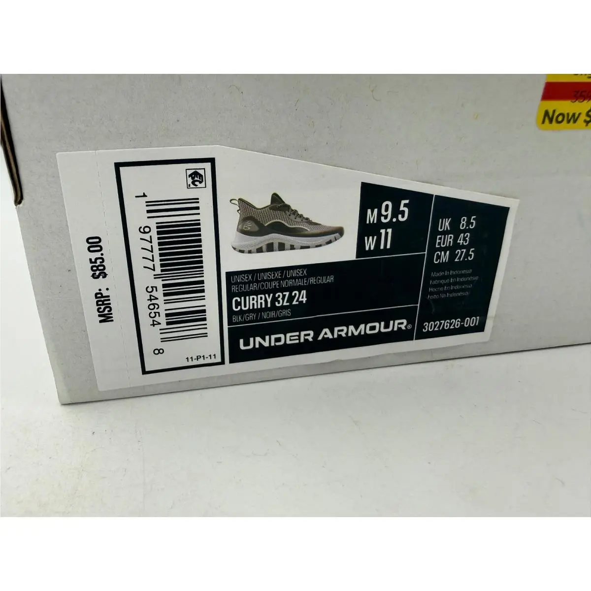 Under Armour shoes - Curry 3Z24 - Curry - Black 5