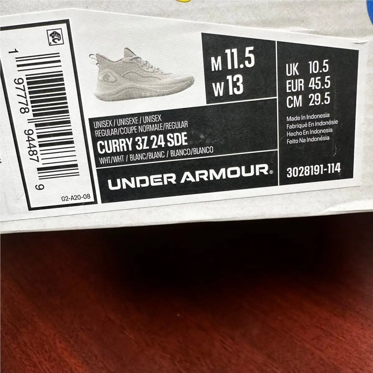 Under Armour shoes - Curry 3Z24 SDE - Curry SDE - White 2