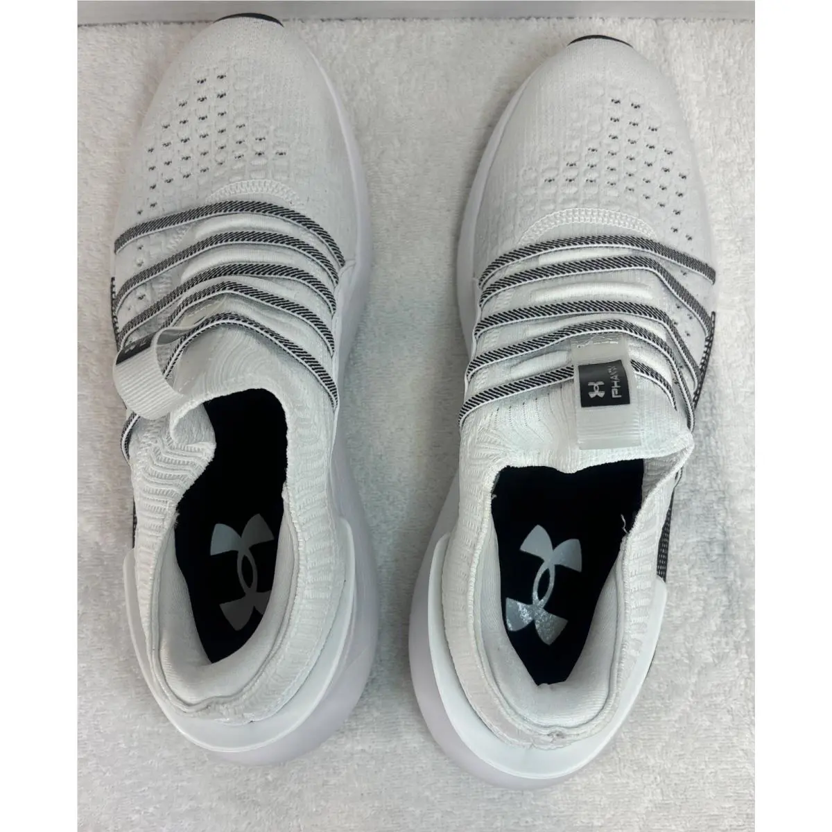 Under Armour shoes - Under Armour HOVR Phantom 3 Slip - 3026239-101 - WHT/BLK (UPC: 196040160290) 7