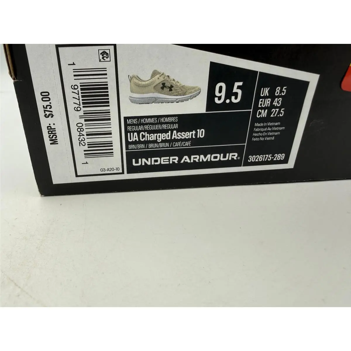 Under Armour shoes - Under Armour Charged Assert 10 - Brown 0