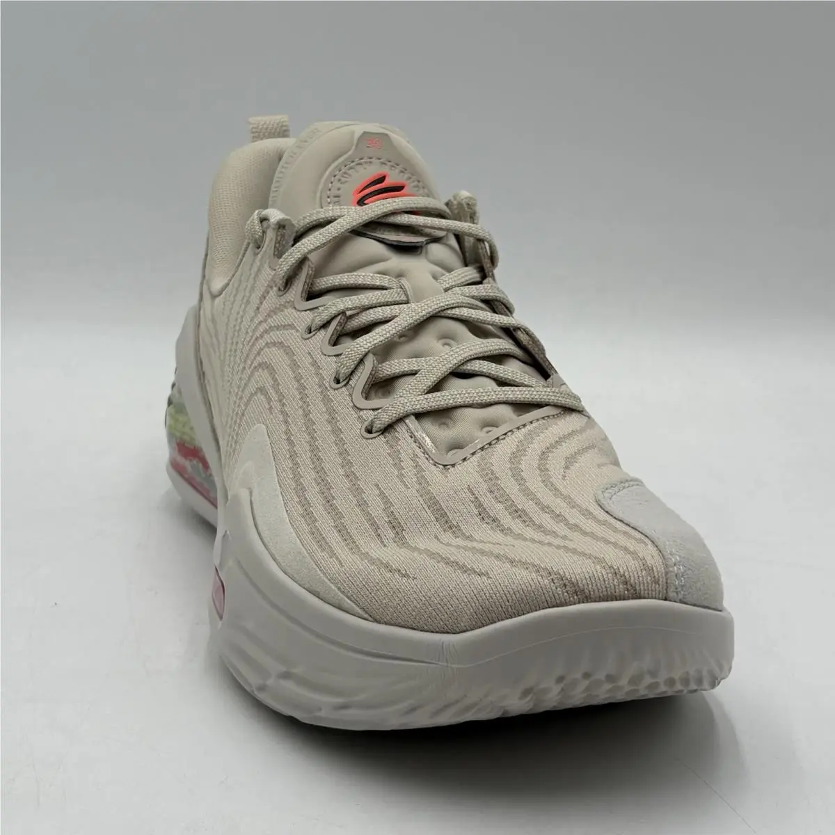 Under Armour Curry Flow 12 Beige 3028498 280 Mens Size 11.5 Basketball Shoes