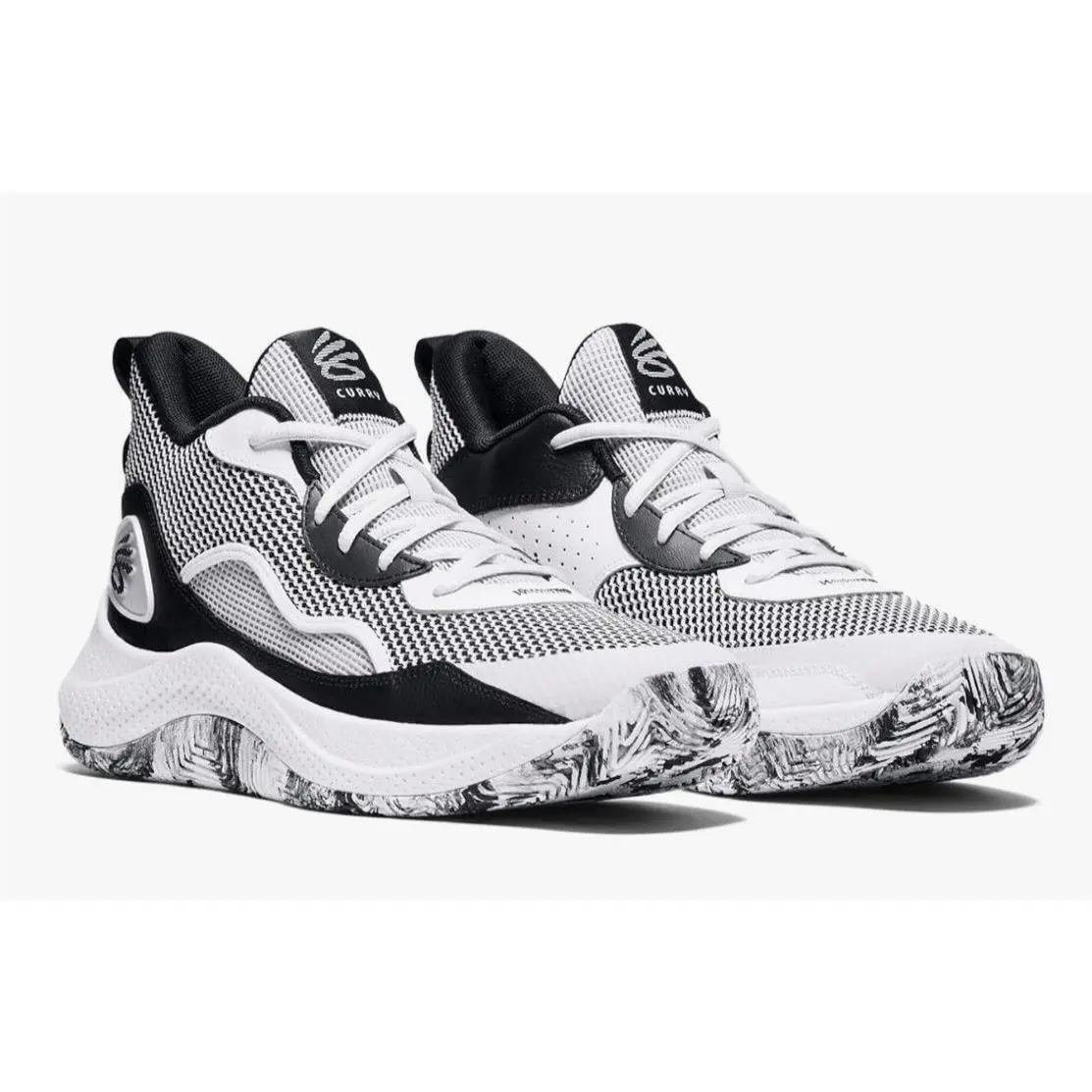 Under Armour shoes - Under Armour Curry 3Zer0 24 - 3027626-101 - White (UPC: 0197777546791) 2