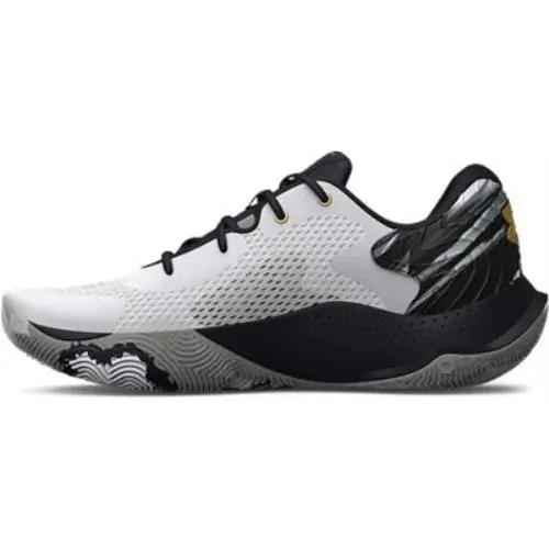 Under Armour shoes - WHITE-BLACK-METALLIC GOLD (UPC: 195253712845) 0