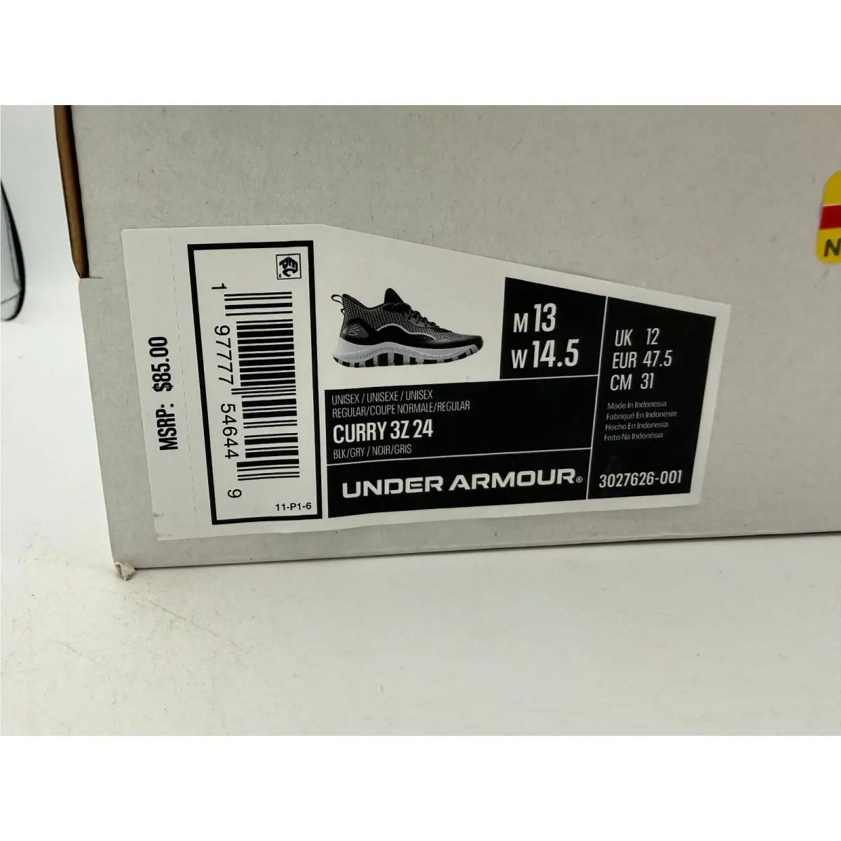 Under Armour shoes - Curry 3Z 24 - Curry - Black 5