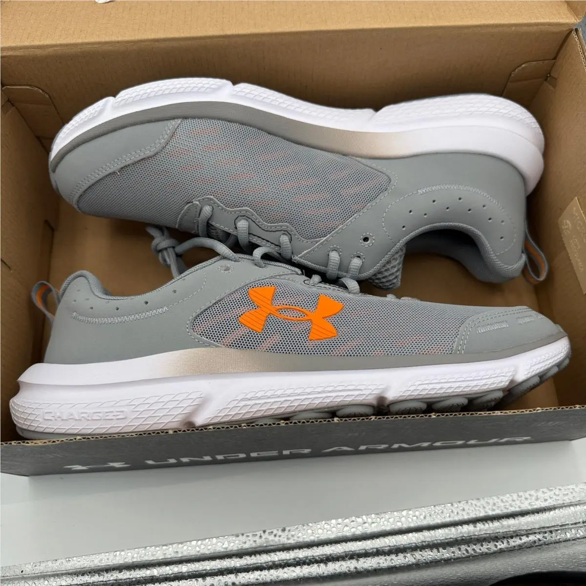 Under Armour shoes - Under Armour Charged Assert 10 - Gray 4
