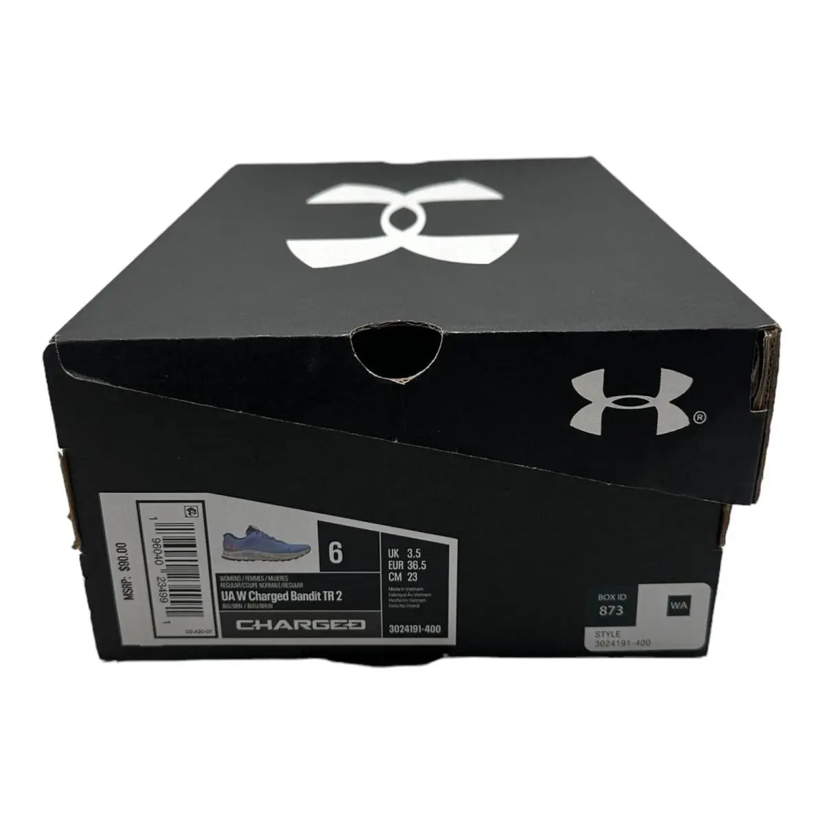 Under Armour shoes - Under Armour Charged Bandit - Charged Bandit - 3024191-400 - Black (UPC: 196040951379) 7