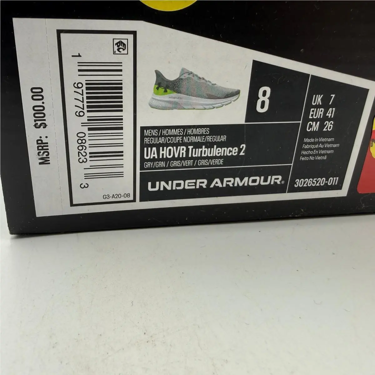 Under Armour shoes - UA HOVR Turbulence 2 - HOVR Turbulence - Gray 5