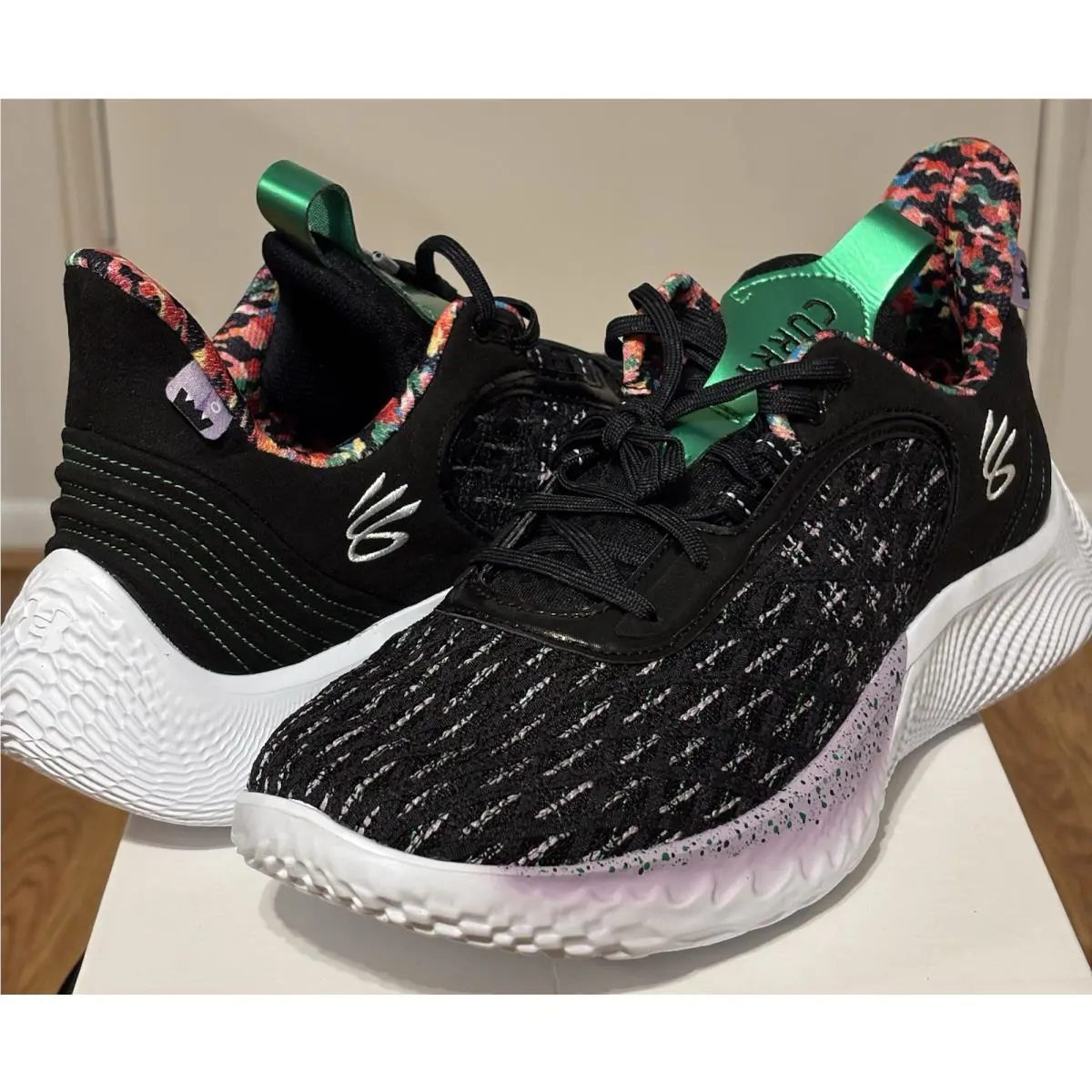 Under Armour shoes - Under Armour Curry 9 Flow WTD WHAT THE DELL - Black 3