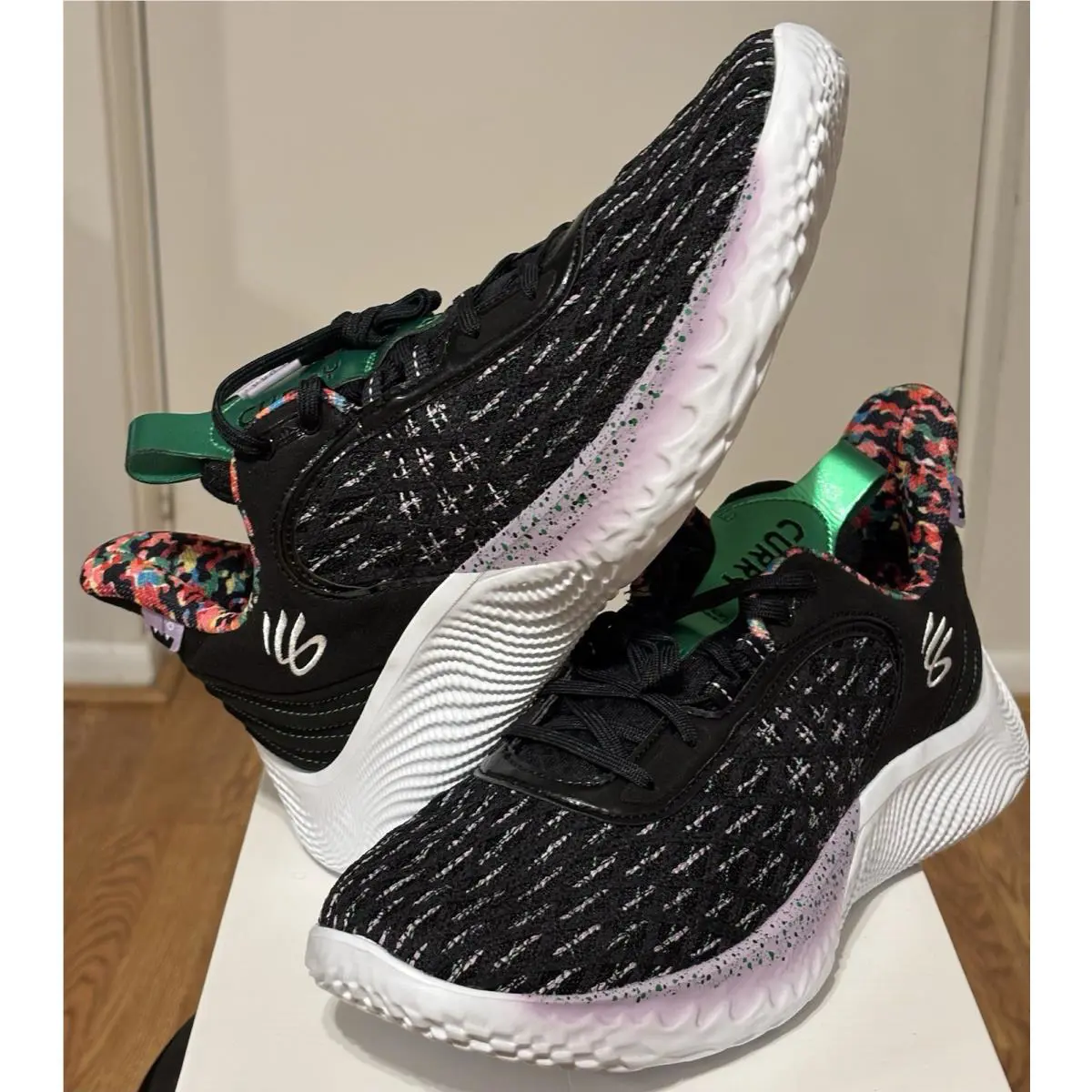 Under Armour shoes - Under Armour Curry 9 Flow WTD WHAT THE DELL - Black 4