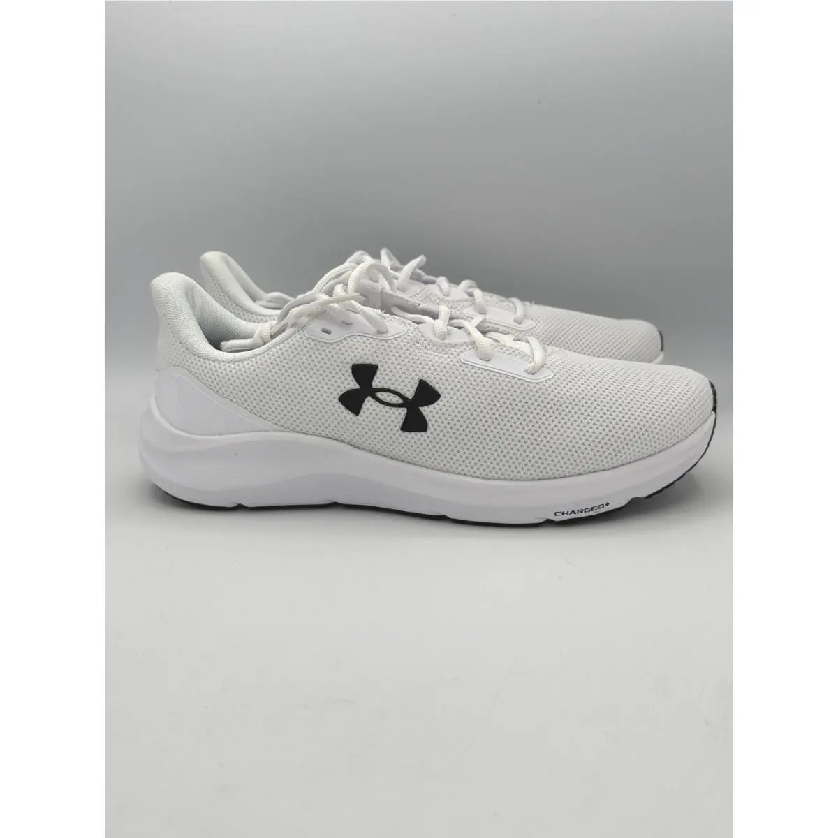 Under Armour Charged Pursuit 4 Shoes Mens 10.5 White Running 3028254-100