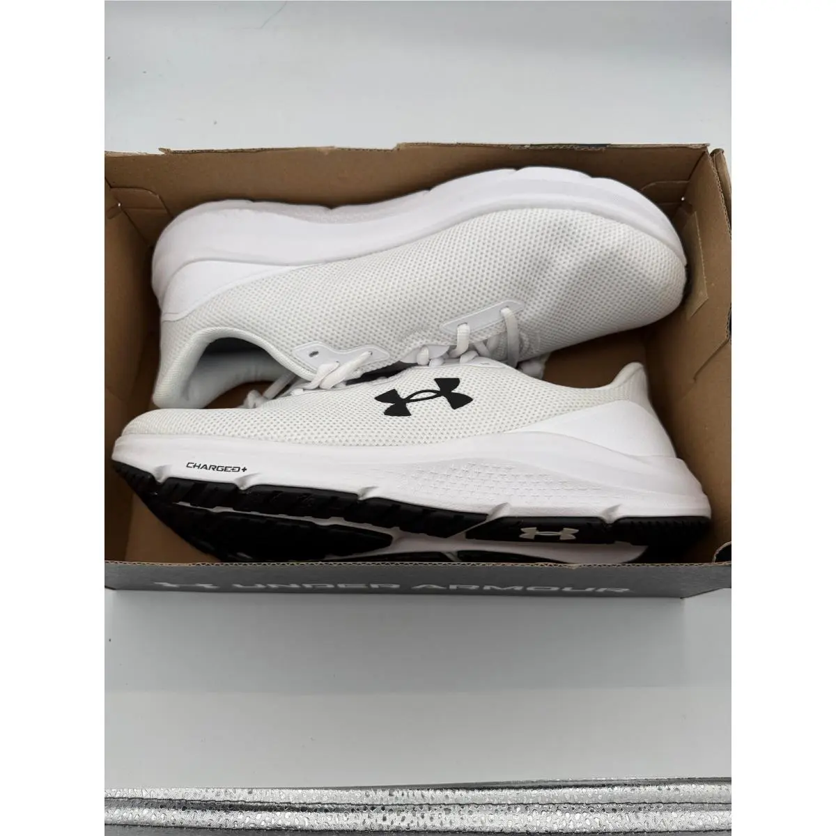Under Armour shoes - UA Charged Pursuit 4 - Charged Pursuit - White 5