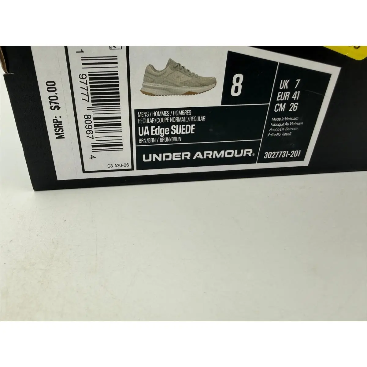 Under Armour shoes - UA Edge Suede - Edge Suede - Brown 0