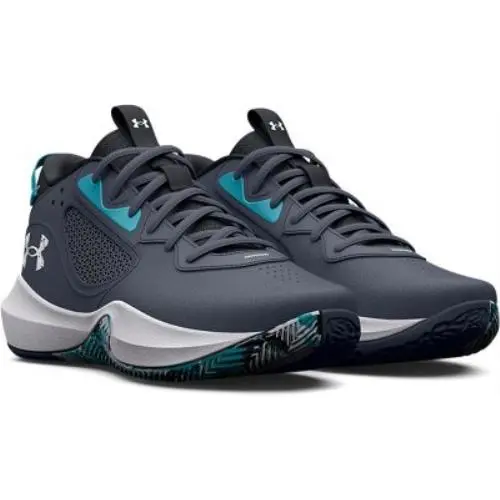 Under Armour shoes - DOWNPOUR GRAY/BLACK/WHITE (UPC: 196040441801) 2